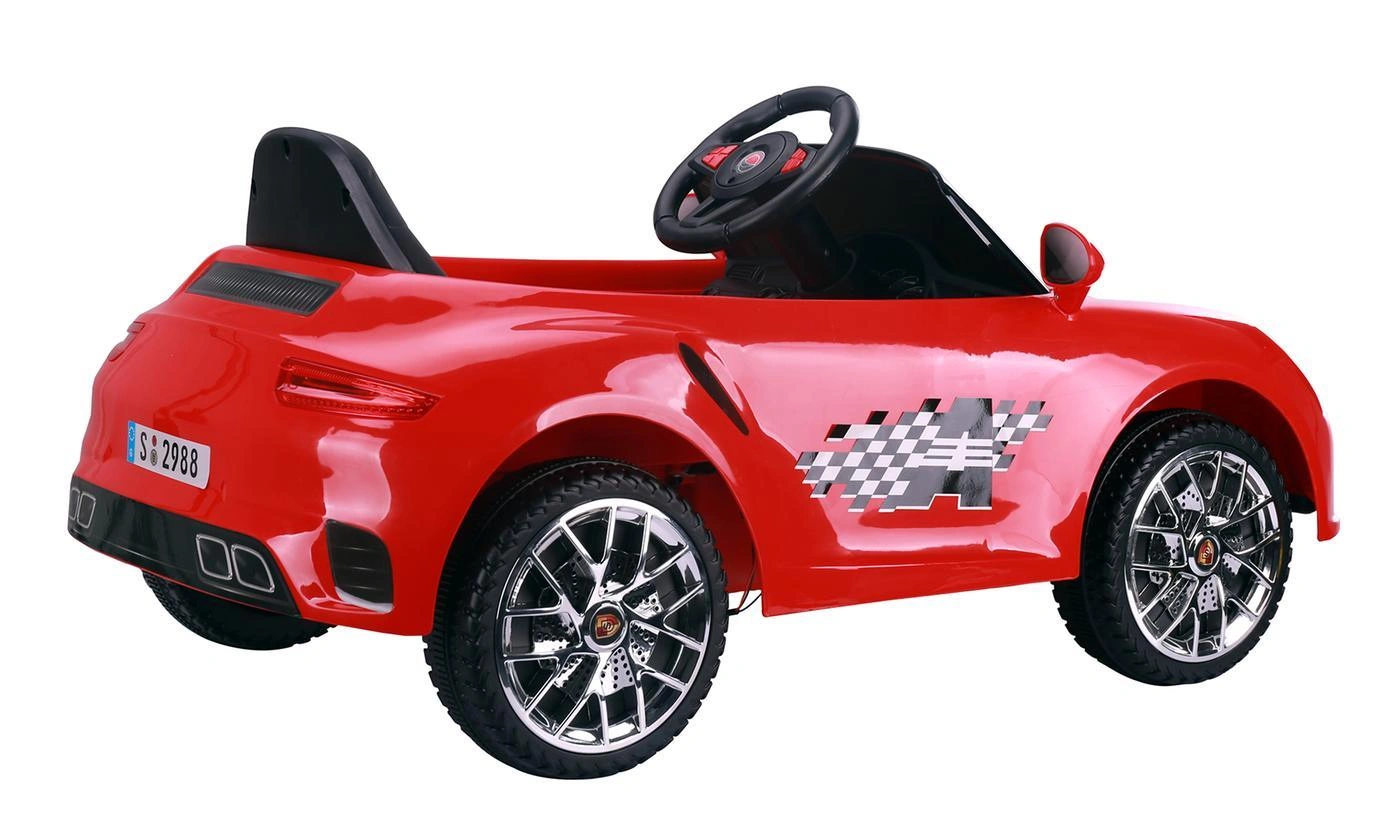 Unleash the Fun: 12V Porsche Ride-On for Kids! Parent Control, Smooth Ride!